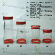 Großhandel Machine-Moulded Glass Storage Flasche Set